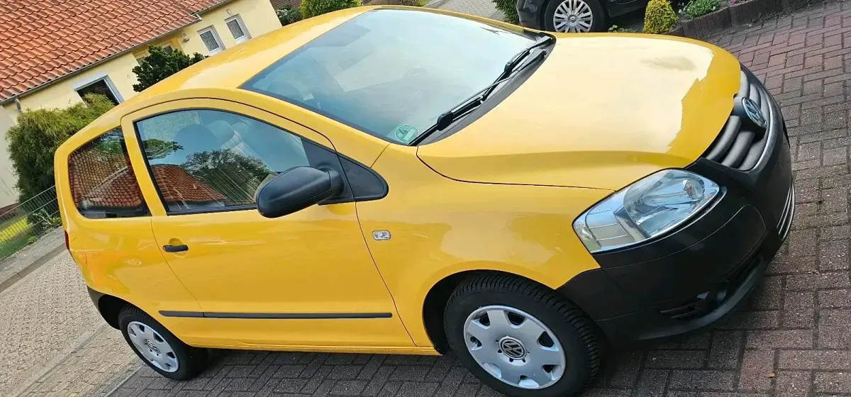 Gebraucht VW Fox 55 PS (40 kW) 2006 Gelb Kleinwagen