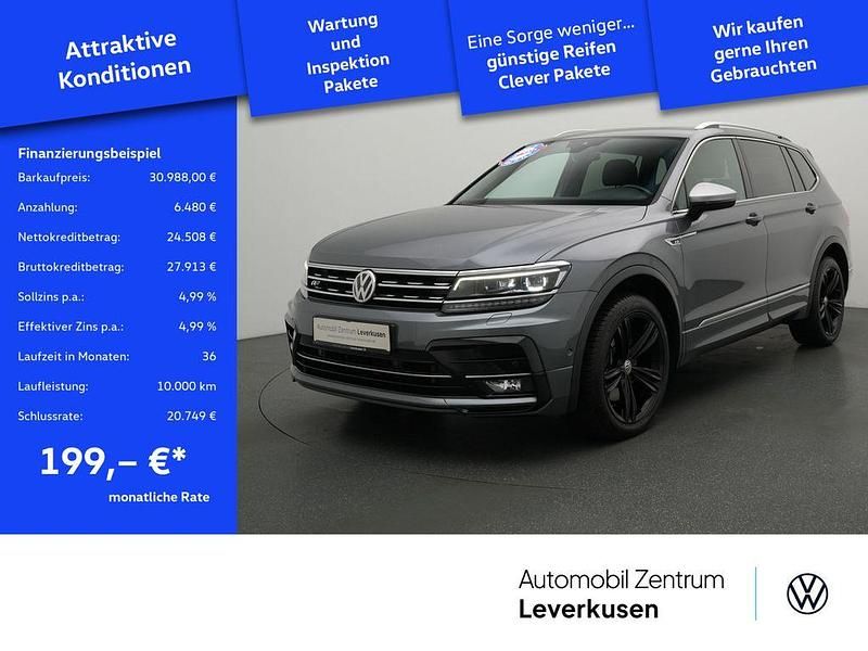 Grau / platinum grey (metallic) Gebraucht 2019 VW Tiguan Allspace SUV | 30.988 € (Teuer) - Bild 1/4
