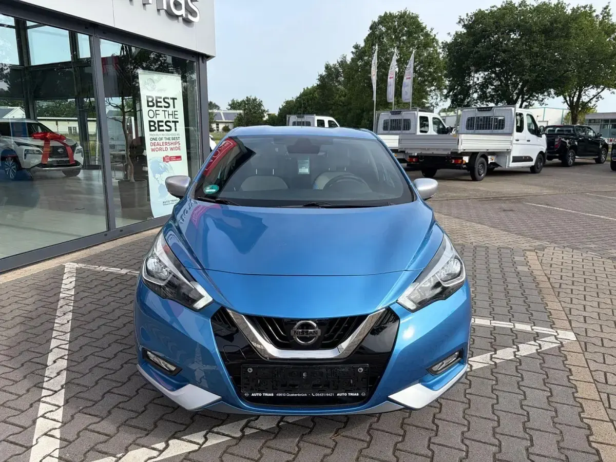 Gebraucht Nissan Micra N-Connecta 90 PS (66 kW) 2017 Blau Kleinwagen