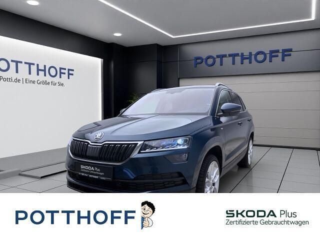 Blau Gebraucht 2021 Skoda Karoq Drive SUV | 24.977 € (Guter Preis) - Bild 1/4