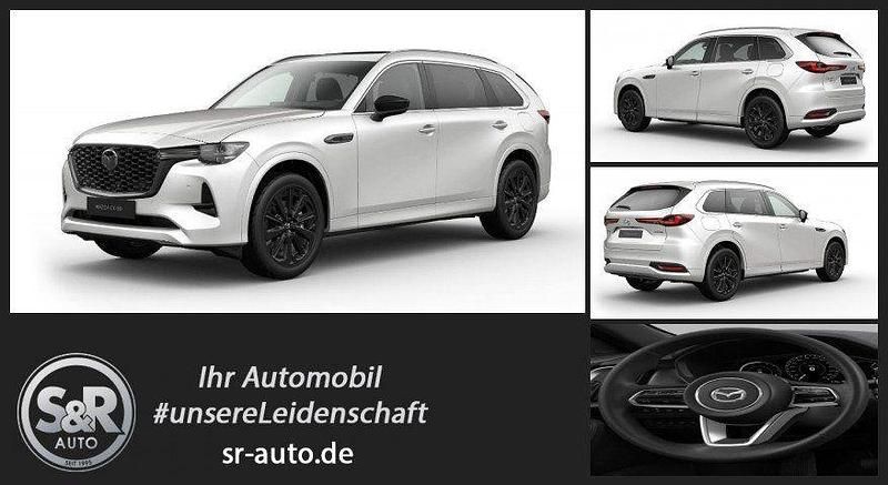Rhodium white Gebraucht 2024 Mazda CX-80 Homura-Line SUV | 48.980 € (Superpreis) - Bild 1/4