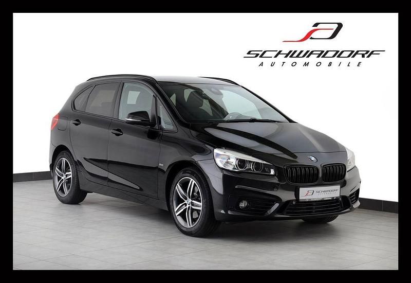 Gebraucht BMW 220 Active Tourer Sport Line 190 PS (139 kW) 2017 Schwarz Van / Kleinbus