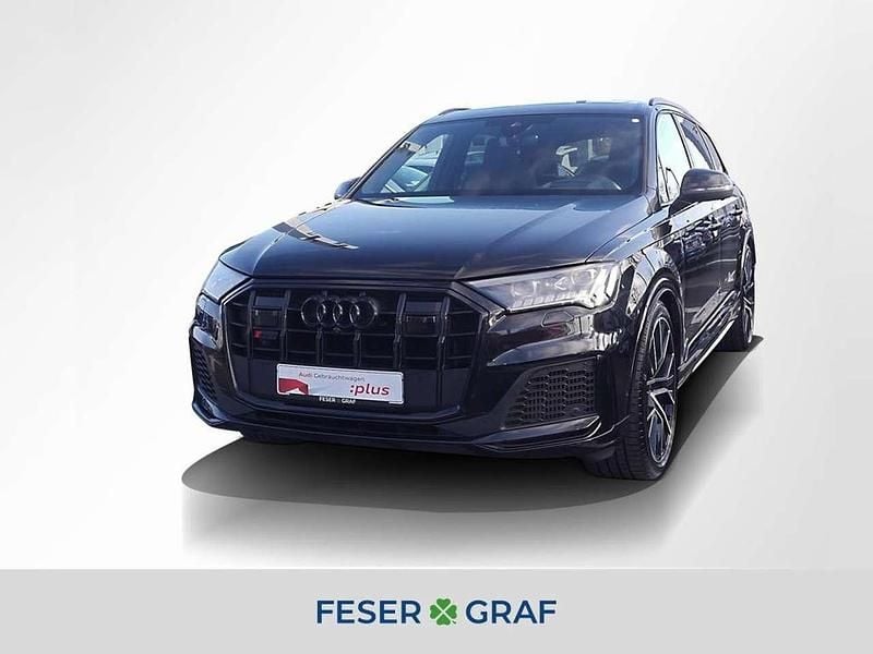 Mythosschwarz metallic Gebraucht 2022 Audi SQ7 Ambiente SUV | 61.740 € (Etwas zu teuer) - Bild 1/4