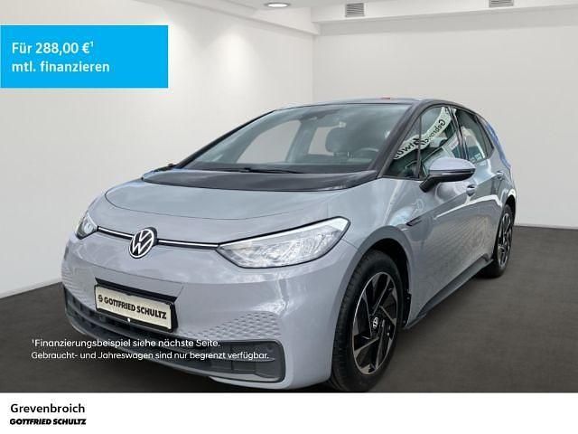 Grau Gebraucht 2021 VW ID.3 Pro Performance Kleinwagen | 20.250 € (Fairer Preis) - Bild 1/4