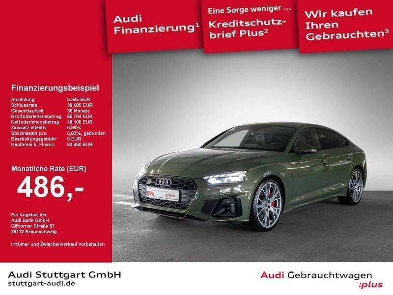 Andere farbe Gebraucht 2023 Audi S5 Sportback Ambiente Kleinwagen | 53.450 € (Fairer Preis) - Bild 1/2