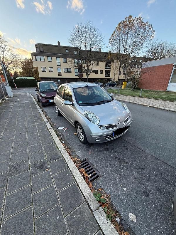 Grau Gebraucht 2009 Nissan Micra Kleinwagen | 1.699 € (Fairer Preis) - Bild 1/3