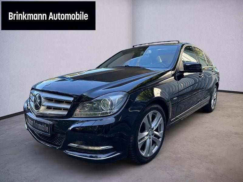 Schwarz Gebraucht 2012 Mercedes C220 Avantgarde Limousine | 14.950 € (Teuer) - Bild 1/4
