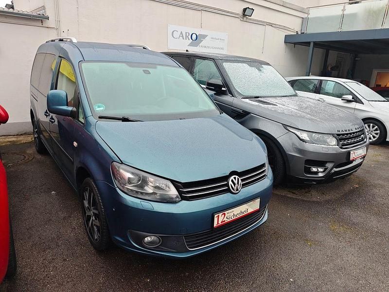 Grün Gebraucht 2014 VW Caddy Maxi Cup Van / Kleinbus | 11.490 € (Superpreis) - Bild 1/4