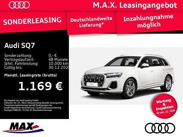 Weiß Gebraucht 2024 Audi SQ7 Ambiente SUV | 98.480 € (Etwas zu teuer) - Bild 1/3