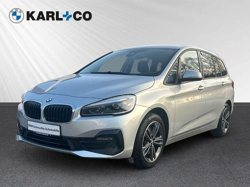Glaciersilber metallic Gebraucht 2021 BMW 218 Gran Tourer Sport Line Van / Kleinbus | 20.990 € (Etwas zu teuer) - Bild 1/4