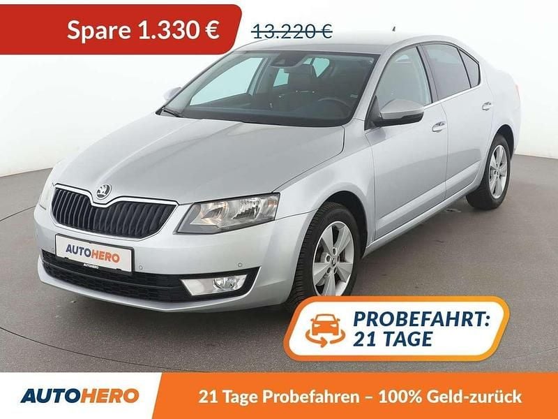 Silber Gebraucht 2014 Skoda Octavia Elegance Limousine | 11.890 € (Guter Preis) - Bild 1/3