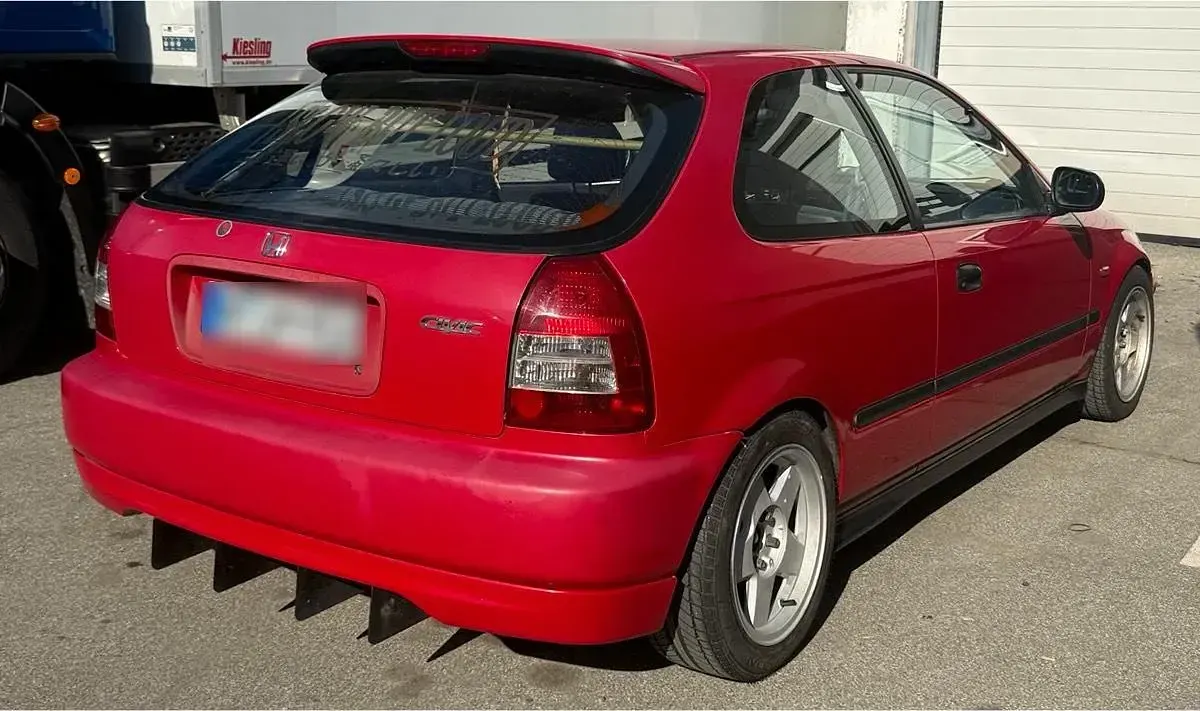 Usata Honda Civic 90 CV (66 kW) 1997 Rosso Coupé
