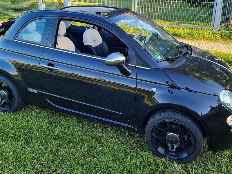 Schwarz Gebraucht 2014 Fiat 500C Pop Star Cabrio | 8.999 € (Fairer Preis) - Bild 1/4