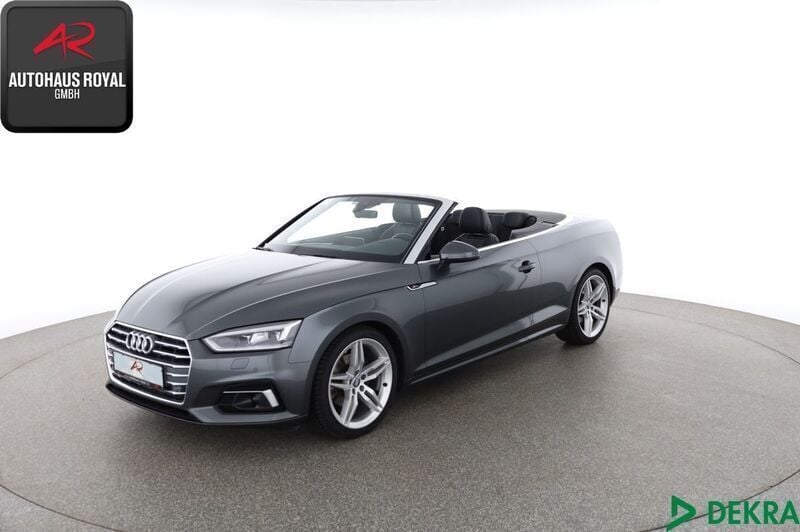 Grau Gebraucht 2019 Audi A5 Cabriolet S-Line Cabrio | 32.860 € (Fairer Preis) - Bild 1/4