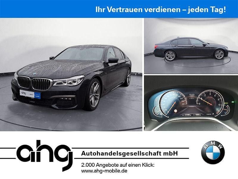 Schwarz Gebraucht 2018 BMW 740 M Sport Limousine | 34.930 € (Fairer Preis) - Bild 1/4