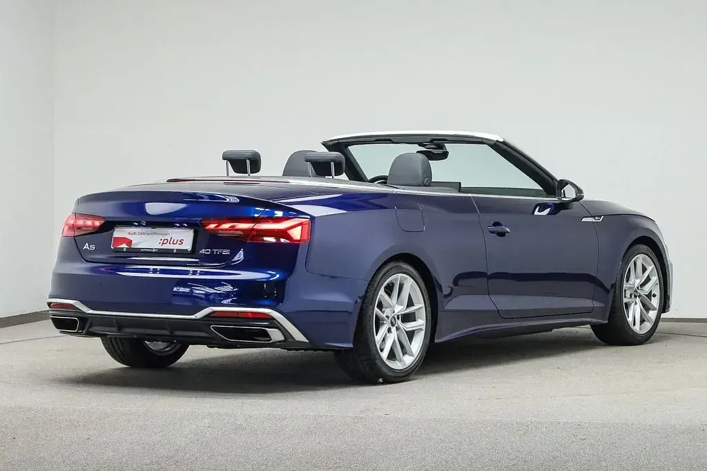 Gebraucht Audi A5 Cabriolet S-Line 204 PS (150 kW) 2023 Navarrablau metallic/verdeck s Cabrio