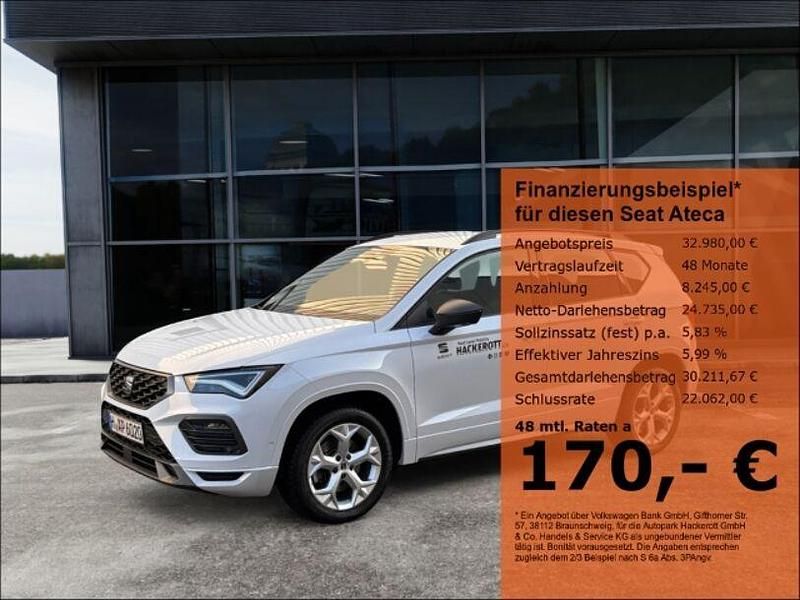 Weiss Gebraucht 2024 Seat Ateca FR SUV | 29.960 € (Fairer Preis) - Bild 1/4