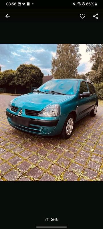 Gebraucht Renault Clio II 75 PS (55 kW) 2005 Grün Kleinwagen