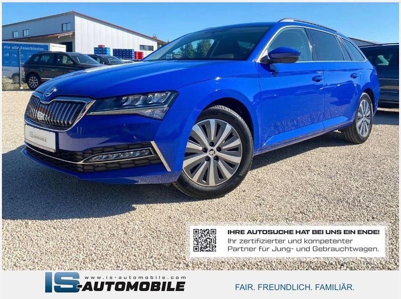 Gebraucht Skoda Superb Ambition 218 PS (160 kW) 2022 Modra energy/energy blue Kombi