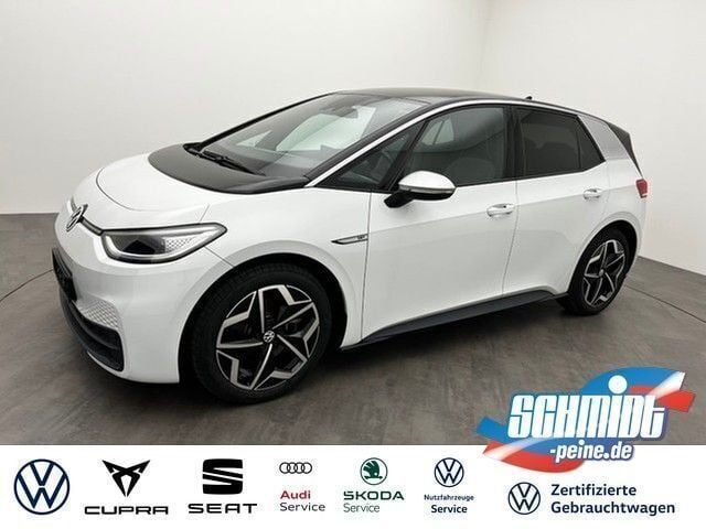 Gletscherweiß metallic Gebraucht 2020 VW ID.3 Pro Kleinwagen | 22.400 € (Fairer Preis) - Bild 1/4