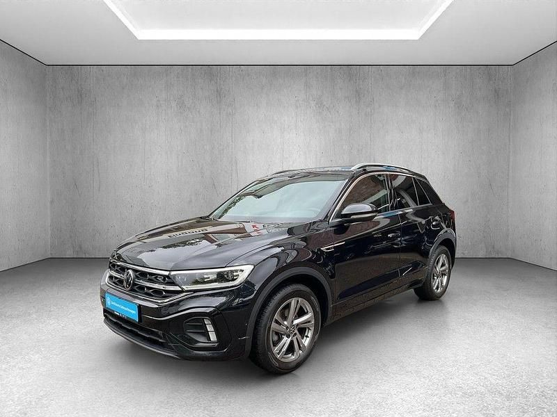 Schwarz Gebraucht 2022 VW T-Roc R-line SUV | 26.780 € (Fairer Preis) - Bild 1/4