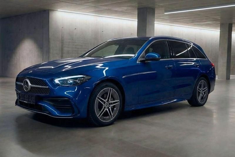 Gebraucht Mercedes C300e AMG 204 PS (150 kW) 2022 Blau Kombi