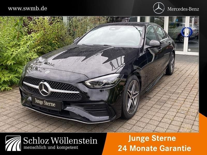 Schwarz Gebraucht 2024 Mercedes C300 AMG Limousine | 43.770 € (Guter Preis) - Bild 1/4