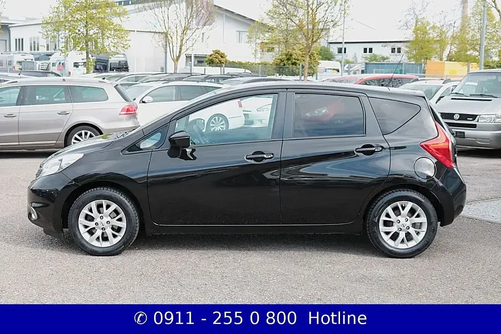 Gebraucht Nissan Note 360º 80 PS (58 kW) 2014 Schwarz Kleinwagen