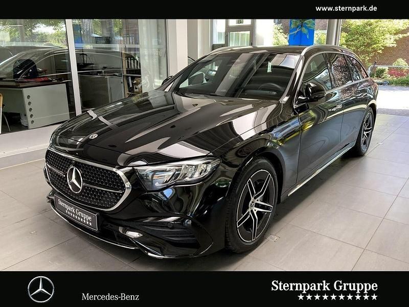 Lack obsidianschwarz Gebraucht 2024 Mercedes E300 AMG Kombi | 53.390 € (Guter Preis) - Bild 1/4