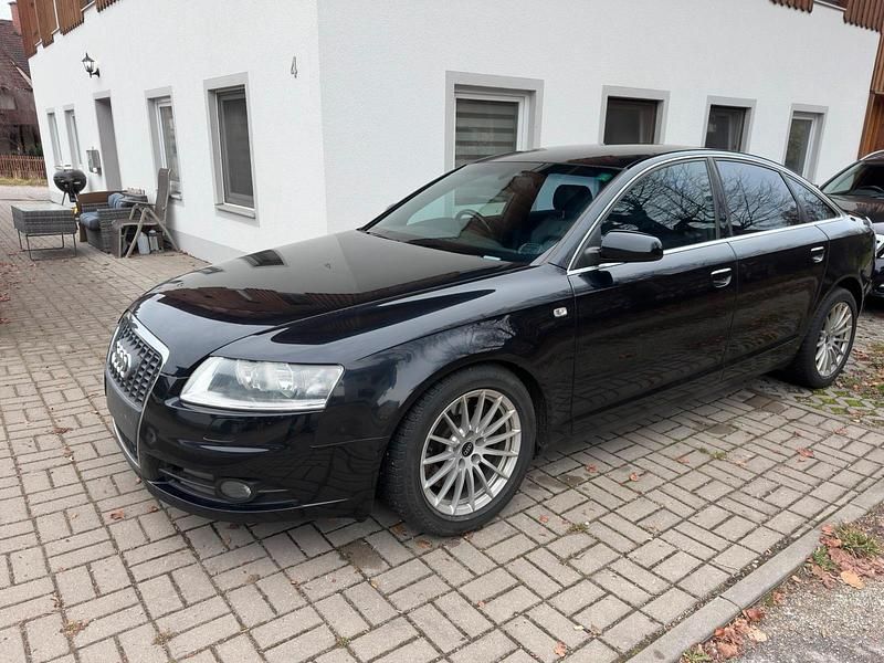 Schwarz Gebraucht 2008 Audi A6 S-Line Limousine | 1.650 € - Bild 1/4
