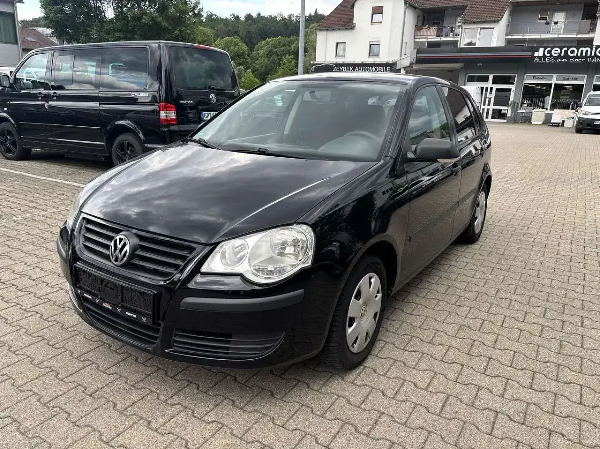 Gebraucht VW Polo Trendline 60 PS (44 kW) 2009 Schwarz Kleinwagen