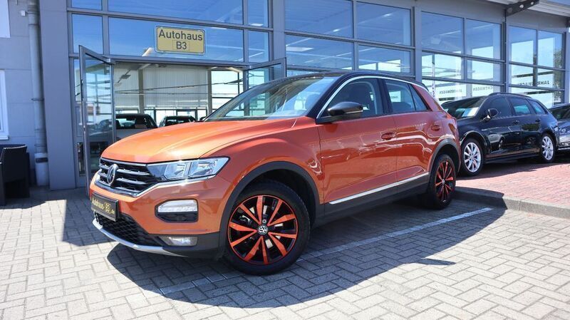 Orange Gebraucht 2018 VW T-Roc Style SUV | 18.981 € (Guter Preis) - Bild 1/4