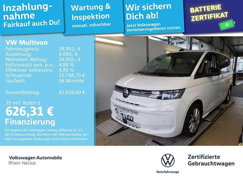 Weiß Gebraucht 2022 VW Multivan Life Van | 38.602 € (Guter Preis) - Bild 1/3