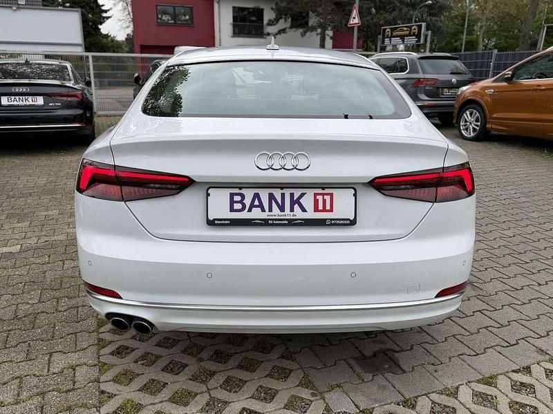 Gebraucht Audi A5 Sport 190 PS (139 kW) 2018 Gletscherweiß metallic Coupé