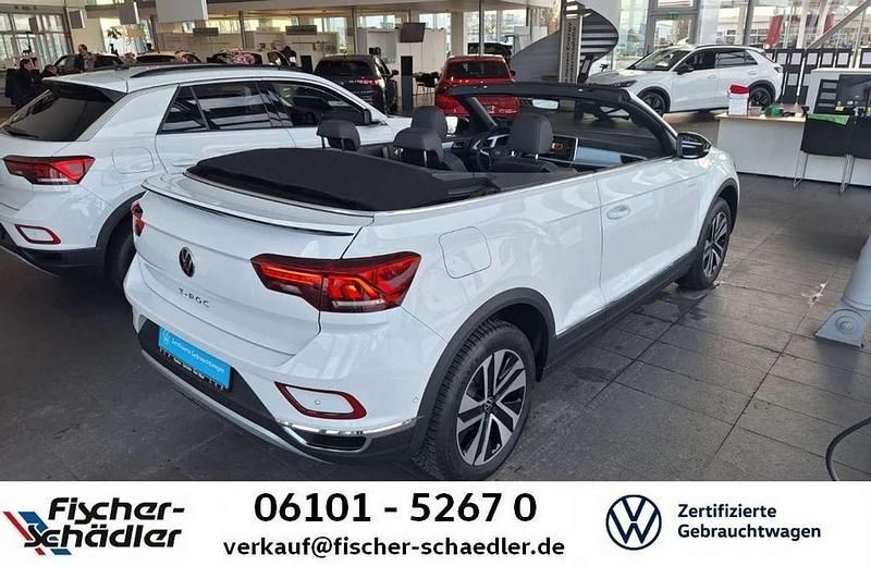 Gebraucht VW T-Roc Cabriolet 116 PS (85 kW) 2025 Pure white schwarz Cabrio