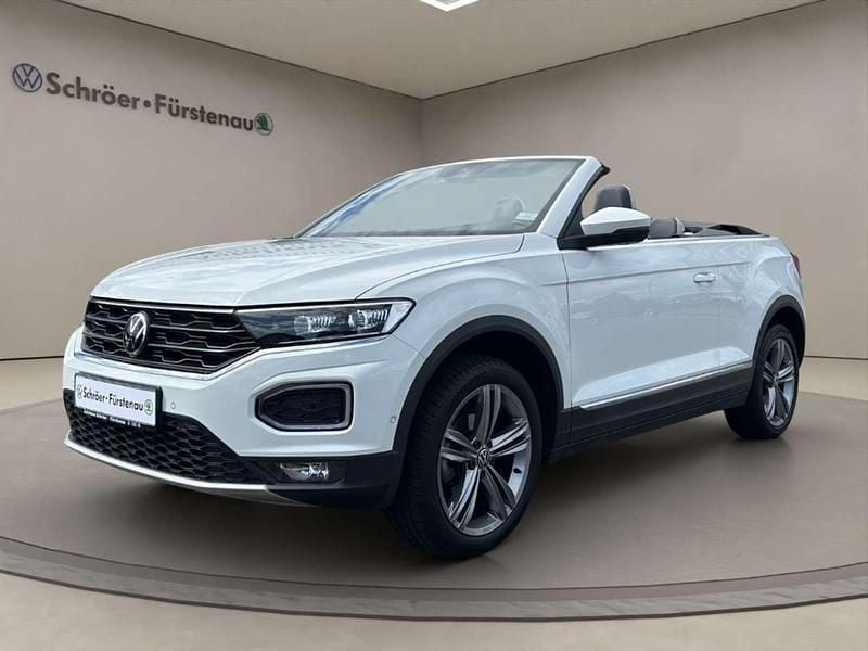 Weiss Gebraucht 2021 VW T-Roc Cabriolet Style Cabrio | 25.950 € (Fairer Preis) - Bild 1/4