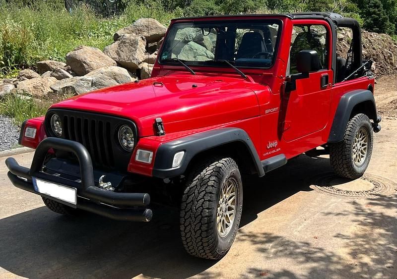 Rot Gebraucht 2003 Jeep Wrangler Sport SUV | 9.000 € (Superpreis) - Bild 1/4