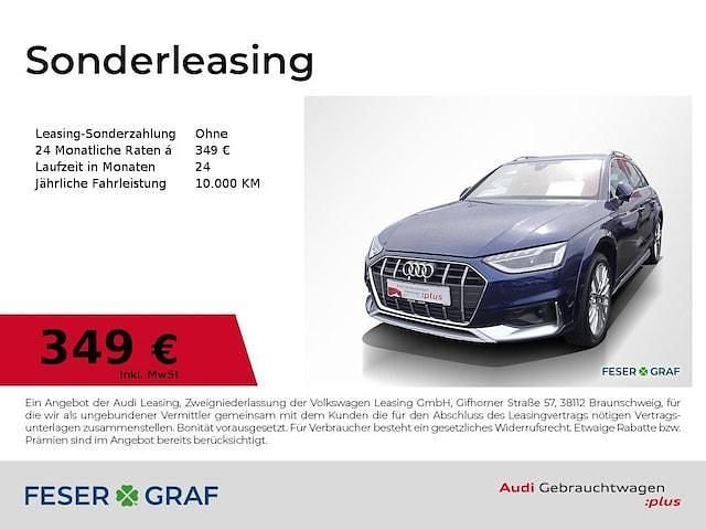 Navarrablau metallic Gebraucht 2024 Audi A4 Allroad Ambiente Kombi | 50.887 € (Teuer) - Bild 1/1