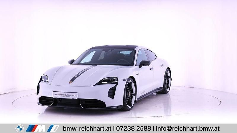 Blau Gebraucht 2020 Porsche Taycan Turbo Limousine | 73.890 € (Fairer Preis) - Bild 1/4