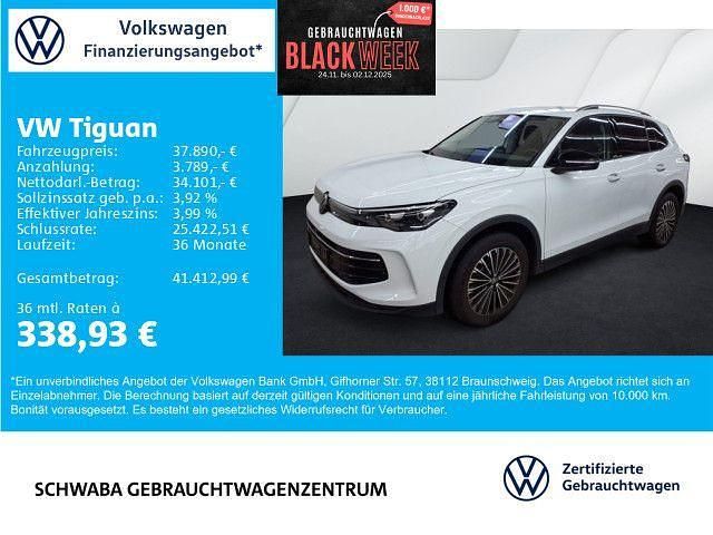 Pure white Gebraucht 2025 VW Tiguan Goal SUV | 37.890 € (Superpreis) - Bild 1/4