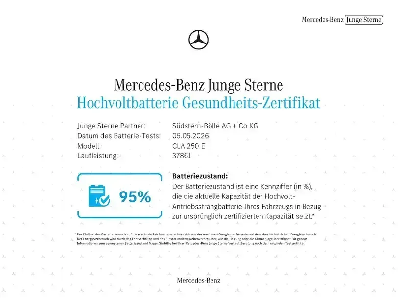 Gebraucht Mercedes CLA250e Progressive 218 PS (160 kW) 2023 Silber Coupé