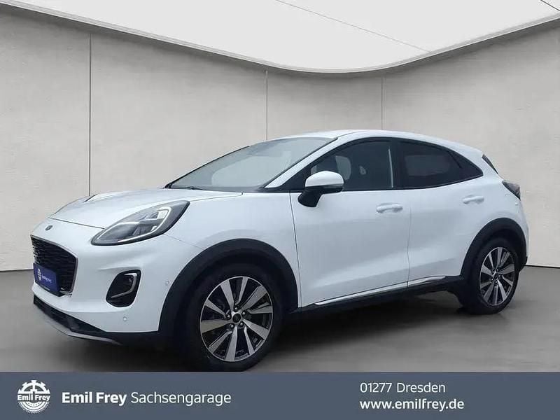 Weiss Gebraucht 2022 Ford Puma Gen-E Titanium X SUV | 19.440 € (Guter Preis) - Bild 1/4