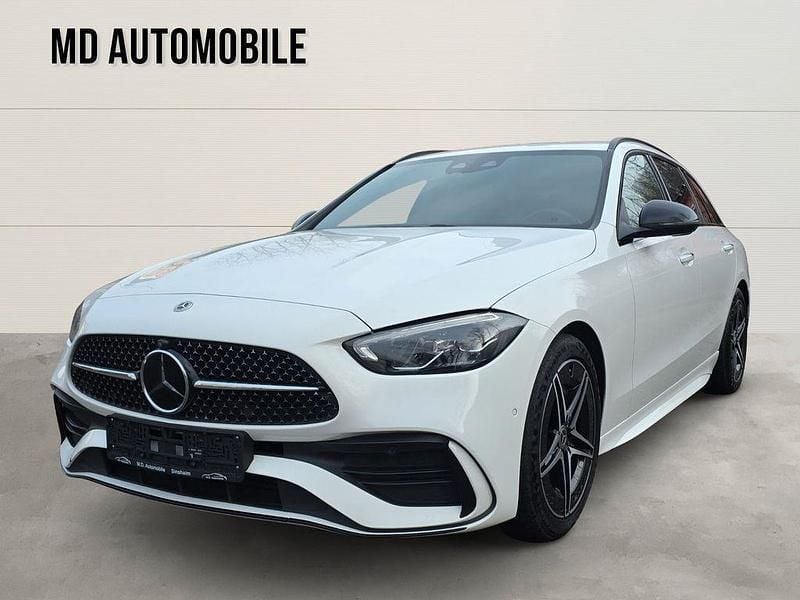 Gebraucht Mercedes C220 AMG line 200 PS (147 kW) 2023 Weiß Limousine
