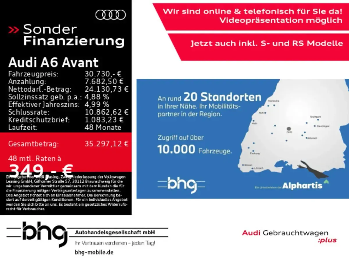Gebraucht Audi A6 Sport 204 PS (150 kW) 2023 Schwarz Kombi