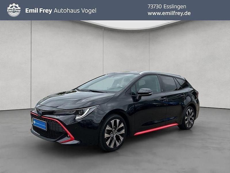 Mysticschwarz mica Gebraucht 2021 Toyota Corolla Team Kombi | 23.980 € (Fairer Preis) - Bild 1/4
