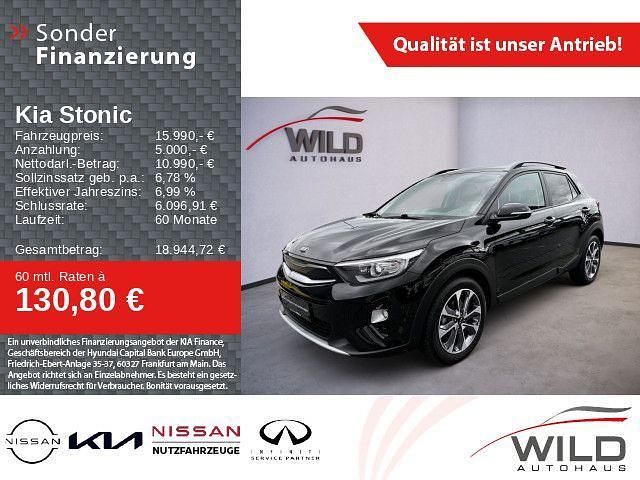 Schwarz Gebraucht 2021 Kia Stonic Vision SUV | 15.990 € (Guter Preis) - Bild 1/4