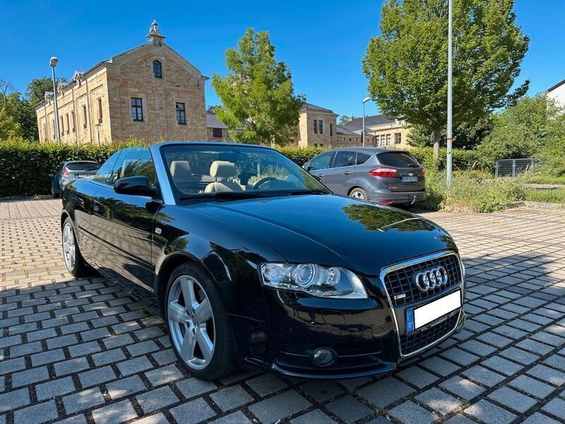 Schwarz Gebraucht 2008 Audi A4 Cabriolet Sport Cabrio | 19.900 € - Bild 1/4