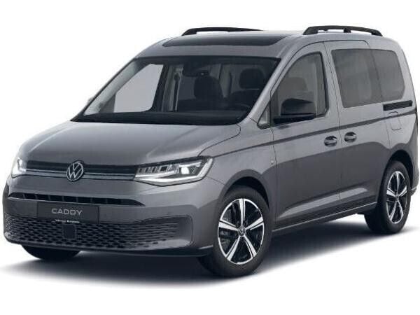 Neu VW Caddy Dark Label 116 PS (85 kW) 2025 Grau (indiumgrau) Van / Kleinbus