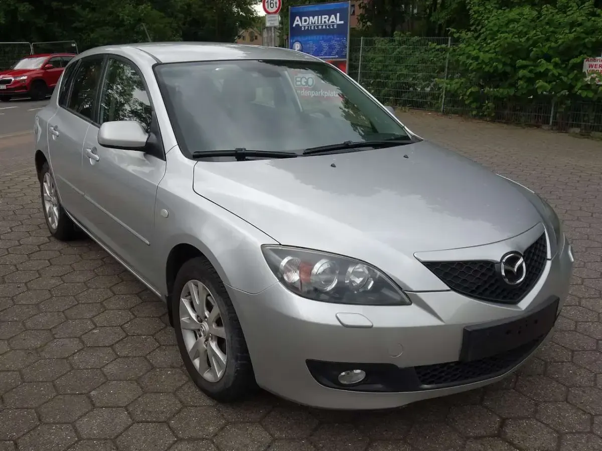 Gebraucht Mazda 3 Inclusive 105 PS (77 kW) 2008 Silber Limousine