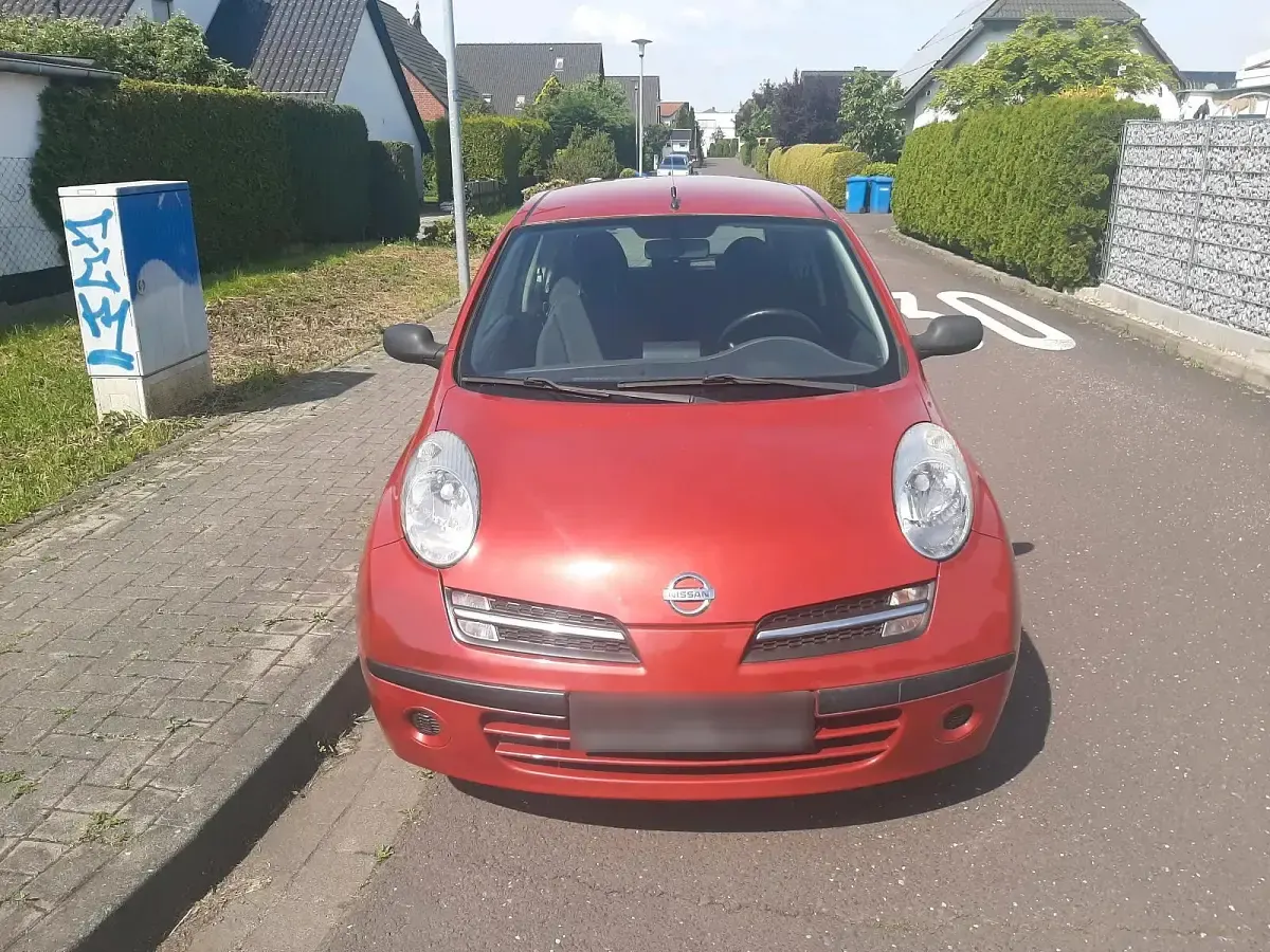 Gebraucht Nissan Micra 65 PS (47 kW) 2007 Rot Kleinwagen